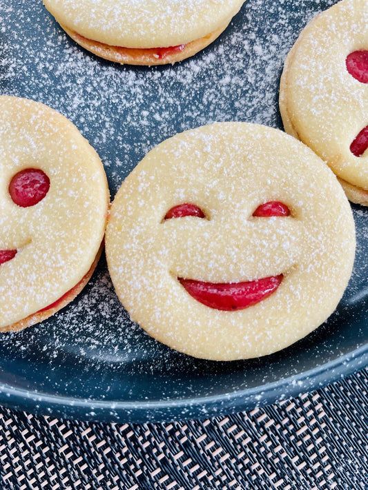 Vykrajovátko na linecké cukroví - Smajlík