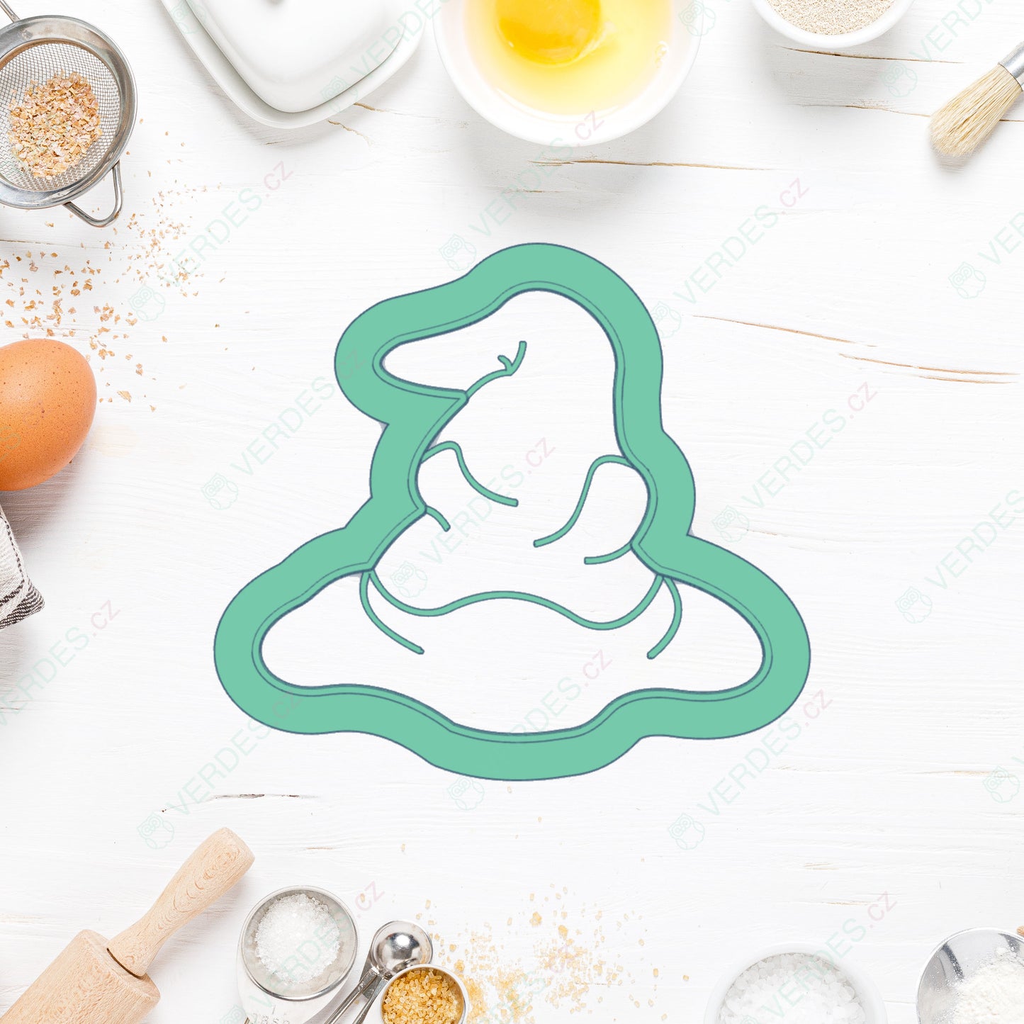 Witch hat cookie cutter