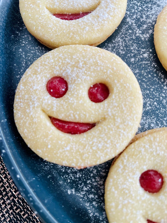 Vykrajovátko na linecké cukroví - Veselý smajlík