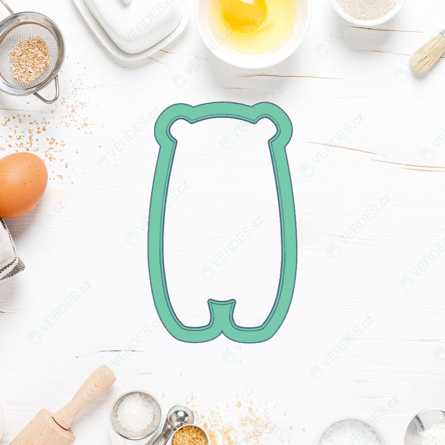Snow Bear cookie cutter