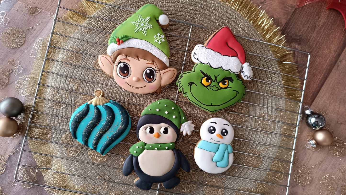 Vykrajovátko Elf - vánoční skřítek - hlava