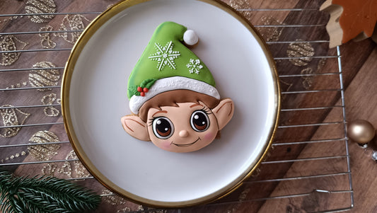 Vykrajovátko Elf - vánoční skřítek - hlava