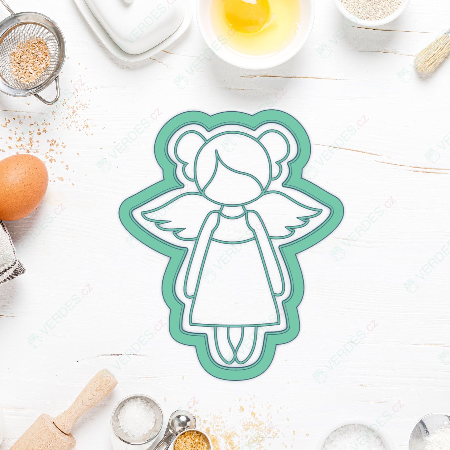 Angel cookie cutter