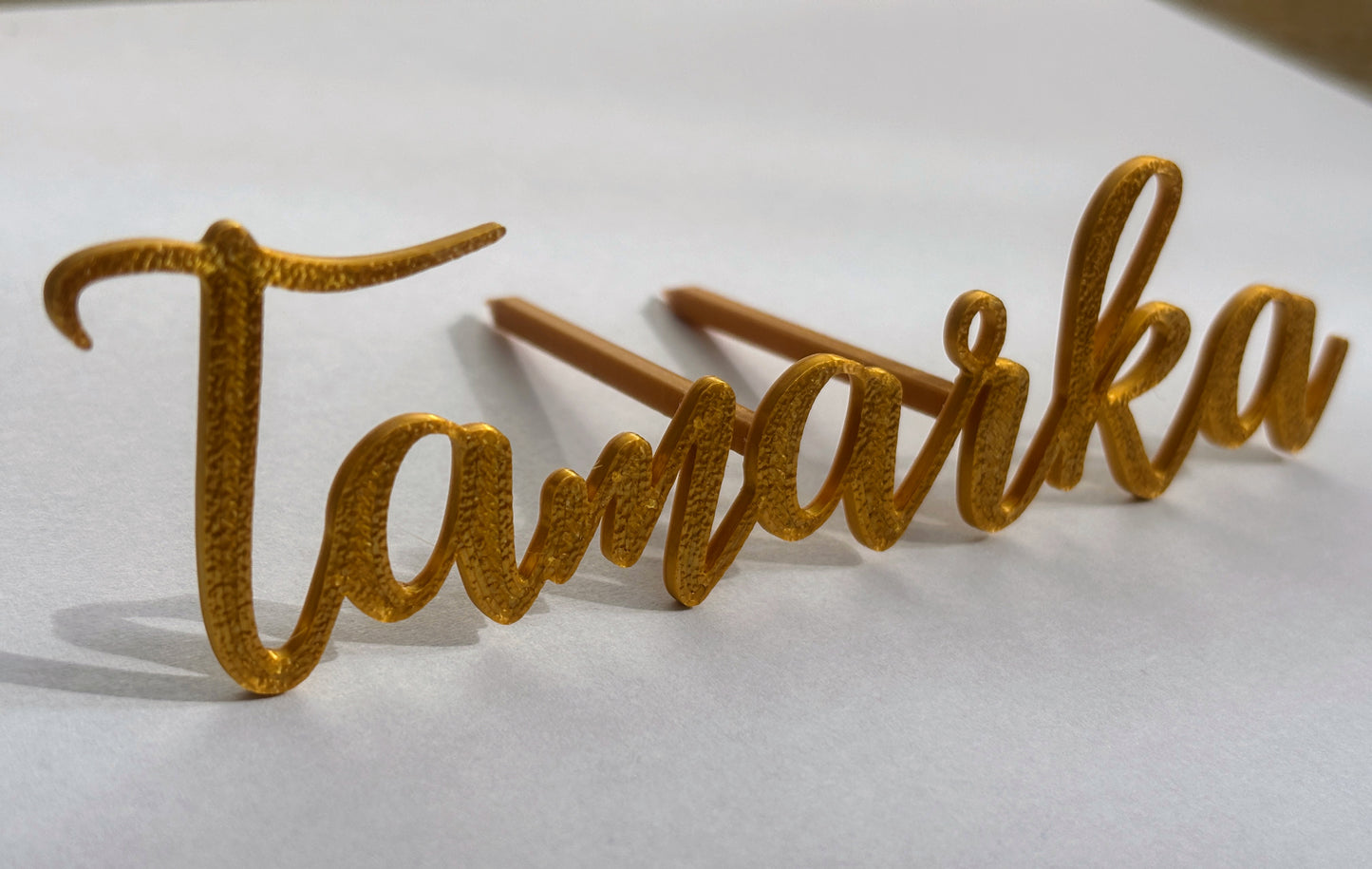 Engraving - Side engraving - Custom name in cursive script 2