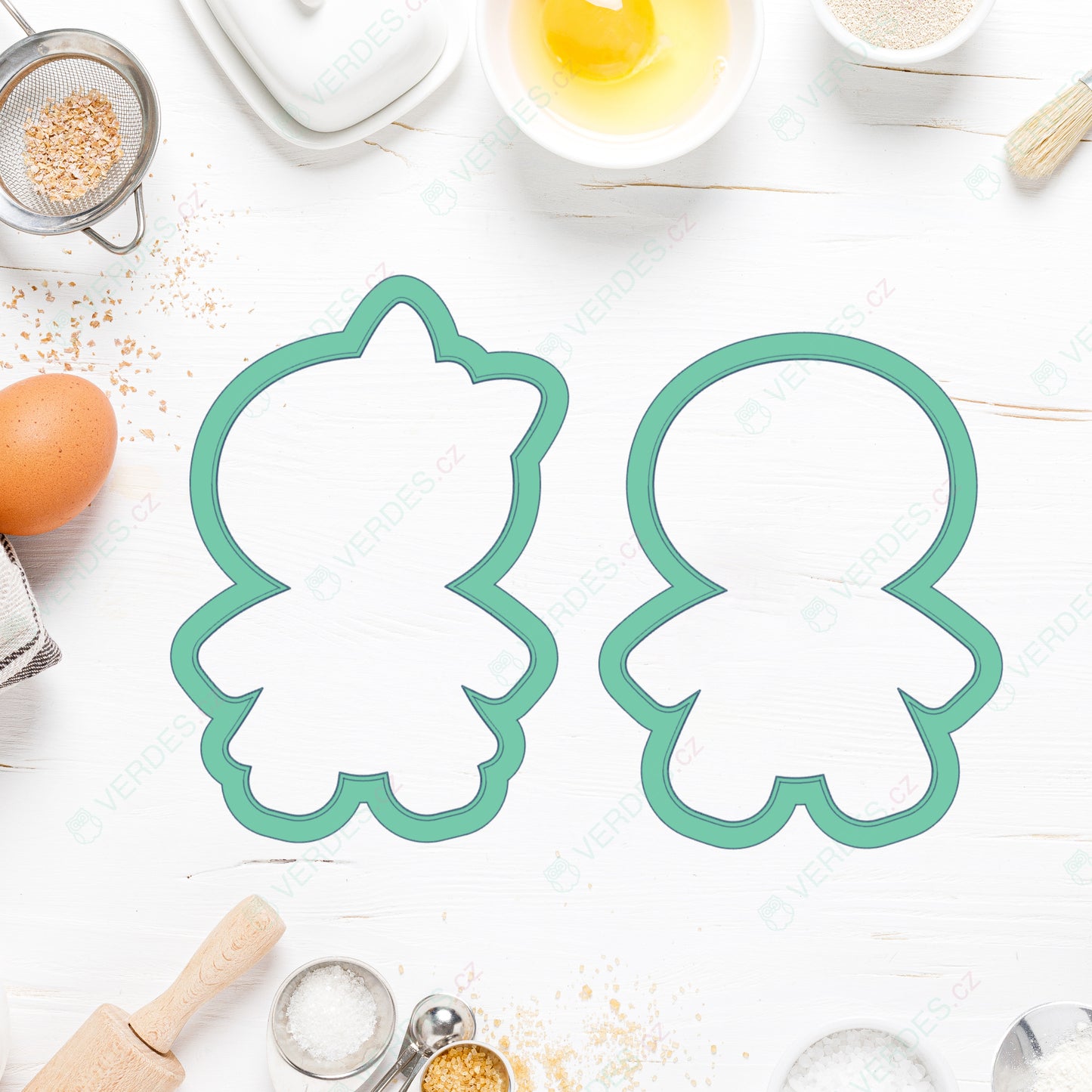Snowman cookie cutter 1