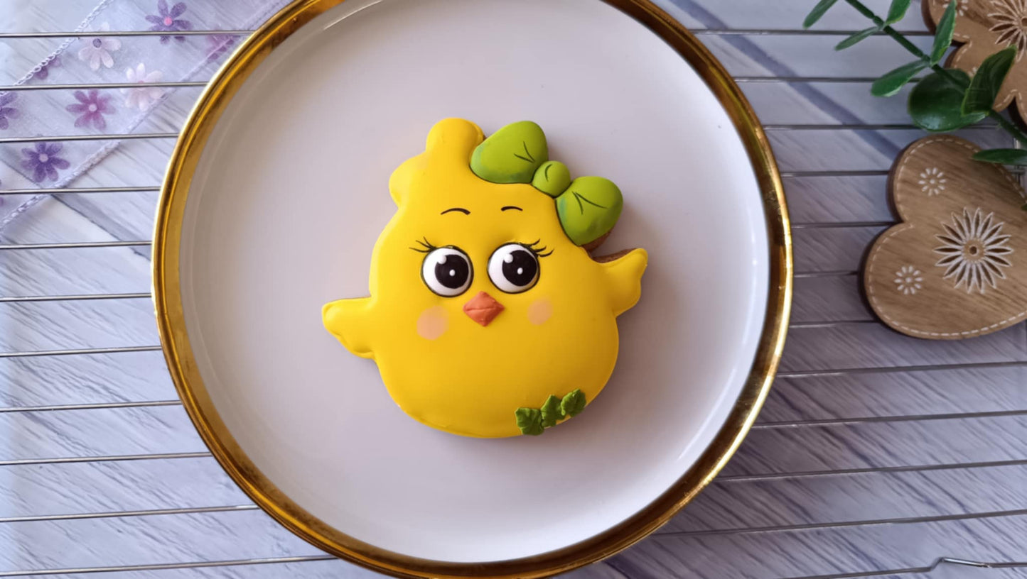 Cookie cutter Chick - a little girl in a shell