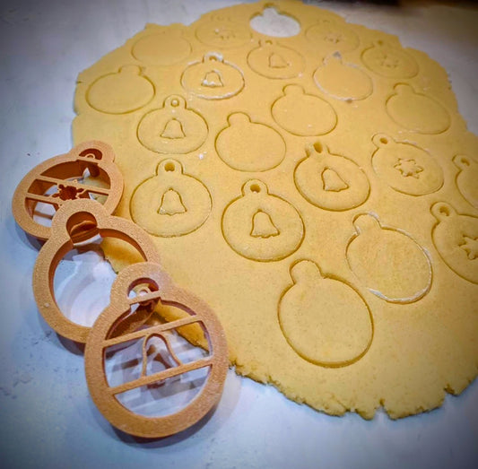 Vykrajovátko na linecké cukroví - Vánoční ozdoba 5