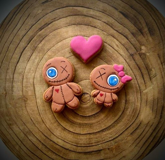 Vykrajovátko Pár sešívaných panenek