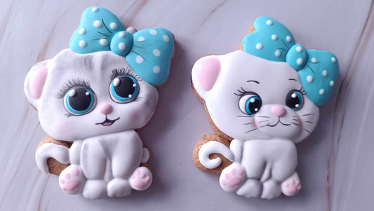 Vykrajovátko Kočka s mašlí na hlavě