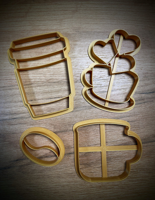 Sada vykrajovátek - Káva