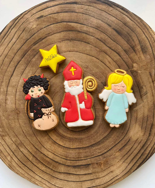 Sada vykrajovátek - Anděl, čert a Mikuláš