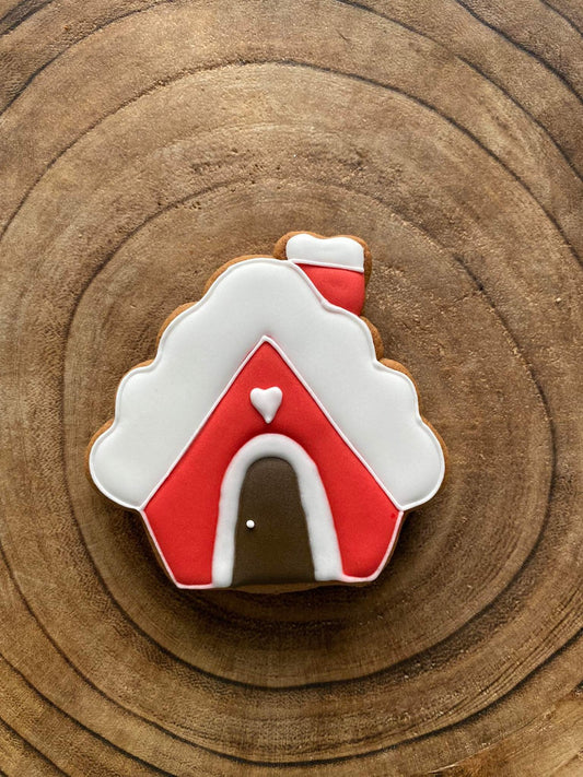 Vykrajovátko Zasněžený domeček obrys