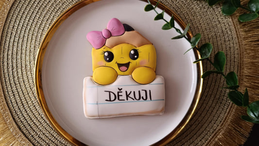 Vykrajovátko Pastelka mašlí a cedulí