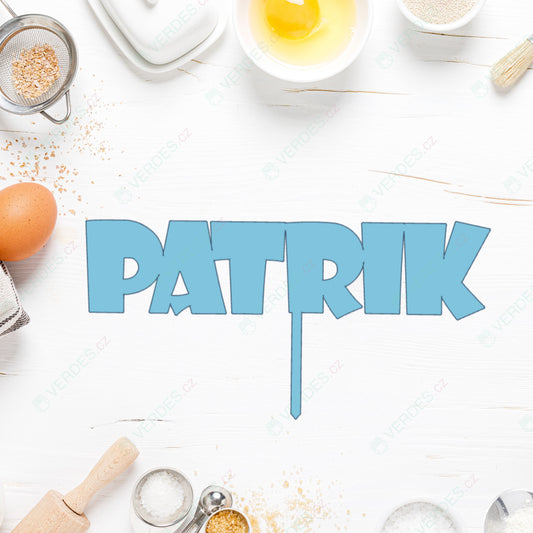 Zápich - Jméno na přání širokým písmem