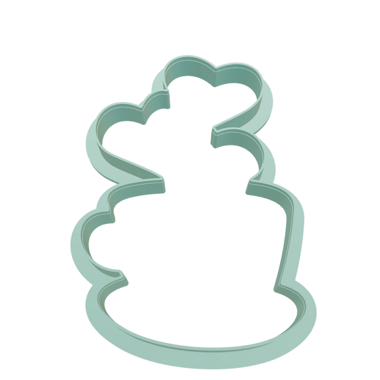 Vykrajovátko Káva se srdíčky obrys