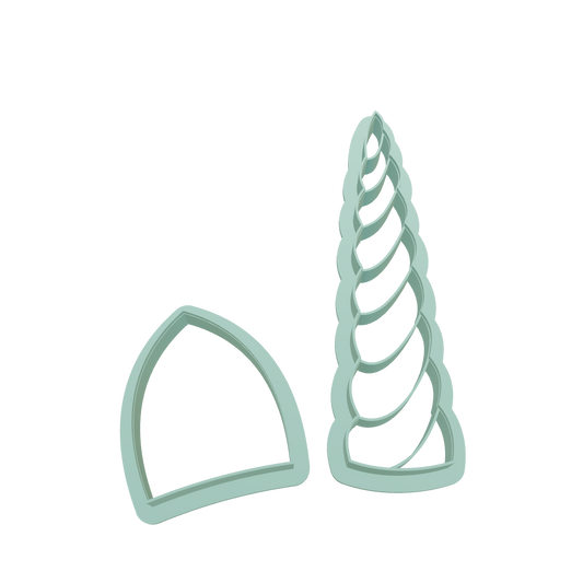 Sada vykrajovátek - Jednorožec: roh a uši