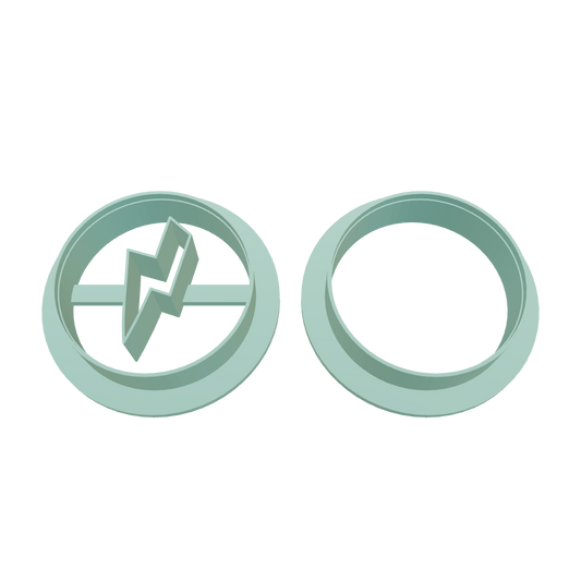 Vykrajovátko na linecké cukroví - Blesk v kruhu