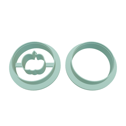 Vykrajovátko na linecké cukroví - Dýně v kruhu