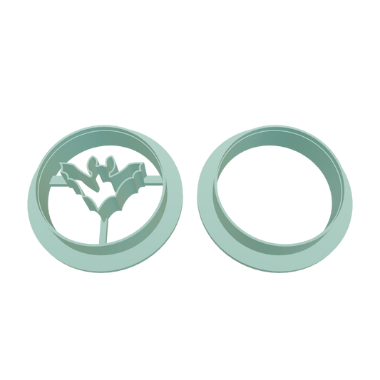 Vykrajovátko na linecké cukroví - Netopýr v kruhu