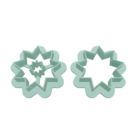 Vykrajovátko na linecké cukroví - Devíticípá hvězda