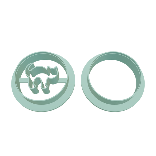 Vykrajovátko na linecké cukroví - Kočka v kruhu