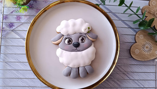 Sheep cookie cutter