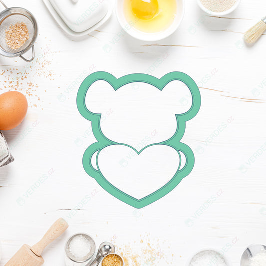 Vykrajovátko Medvídek se srdcem 4