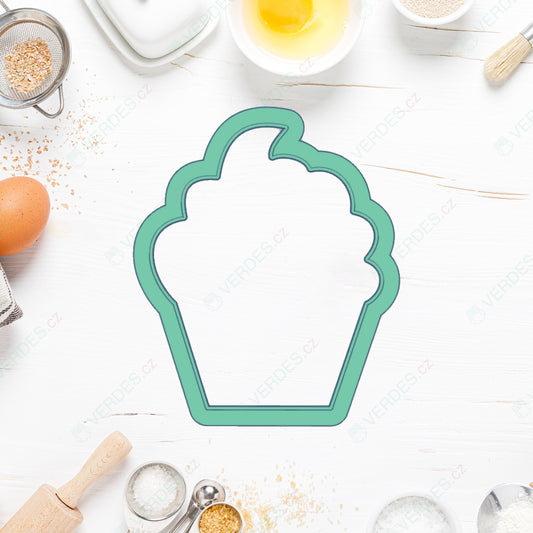 Vykrajovátko Cupcake s krémem obrys