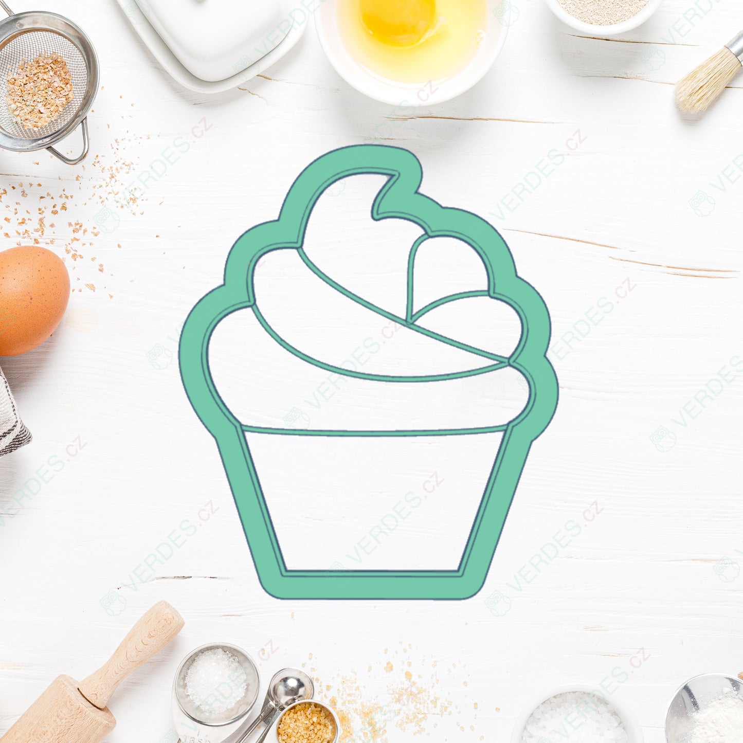 Vykrajovátko Cupcake s krémem