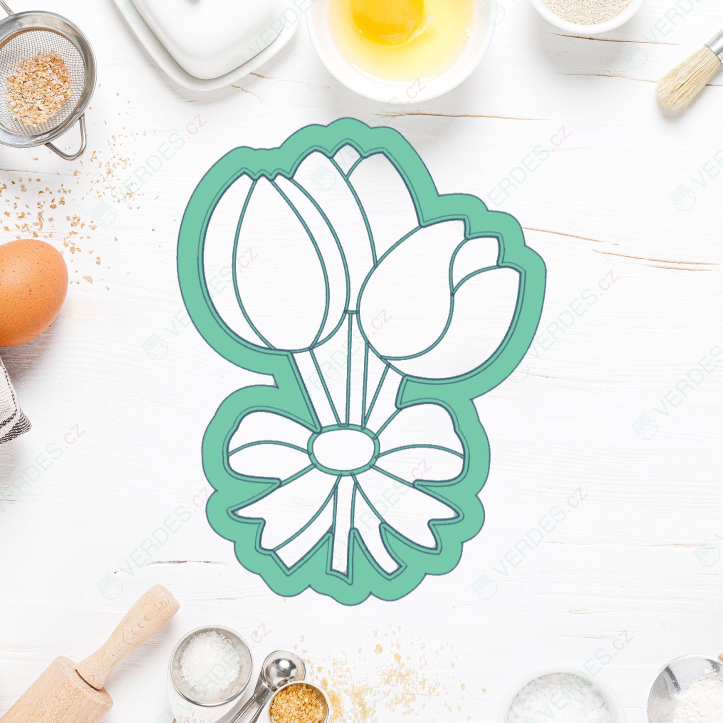 Vykrajovátko Kytice tulipánů