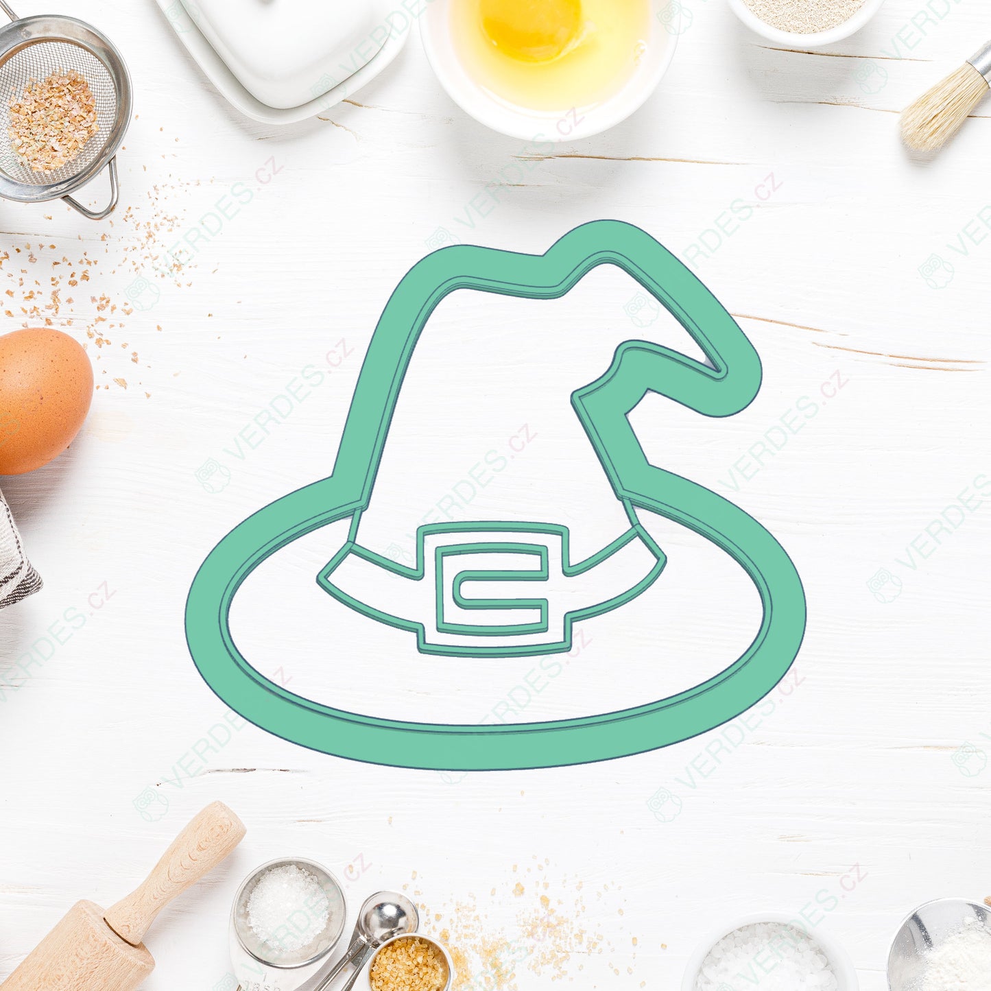 Witch hat cookie cutter