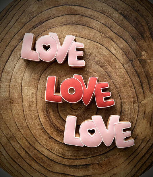 LOVE cookie cutter
