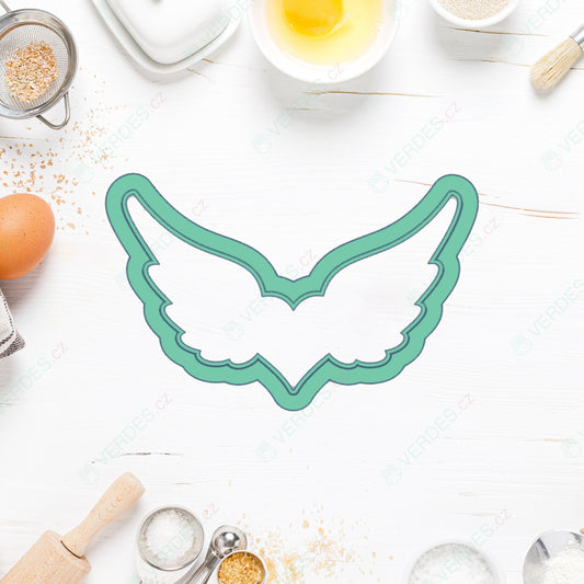Cutter Wings with a heart outline