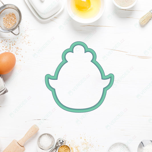 Cookie cutter Chick - a little girl in a shell