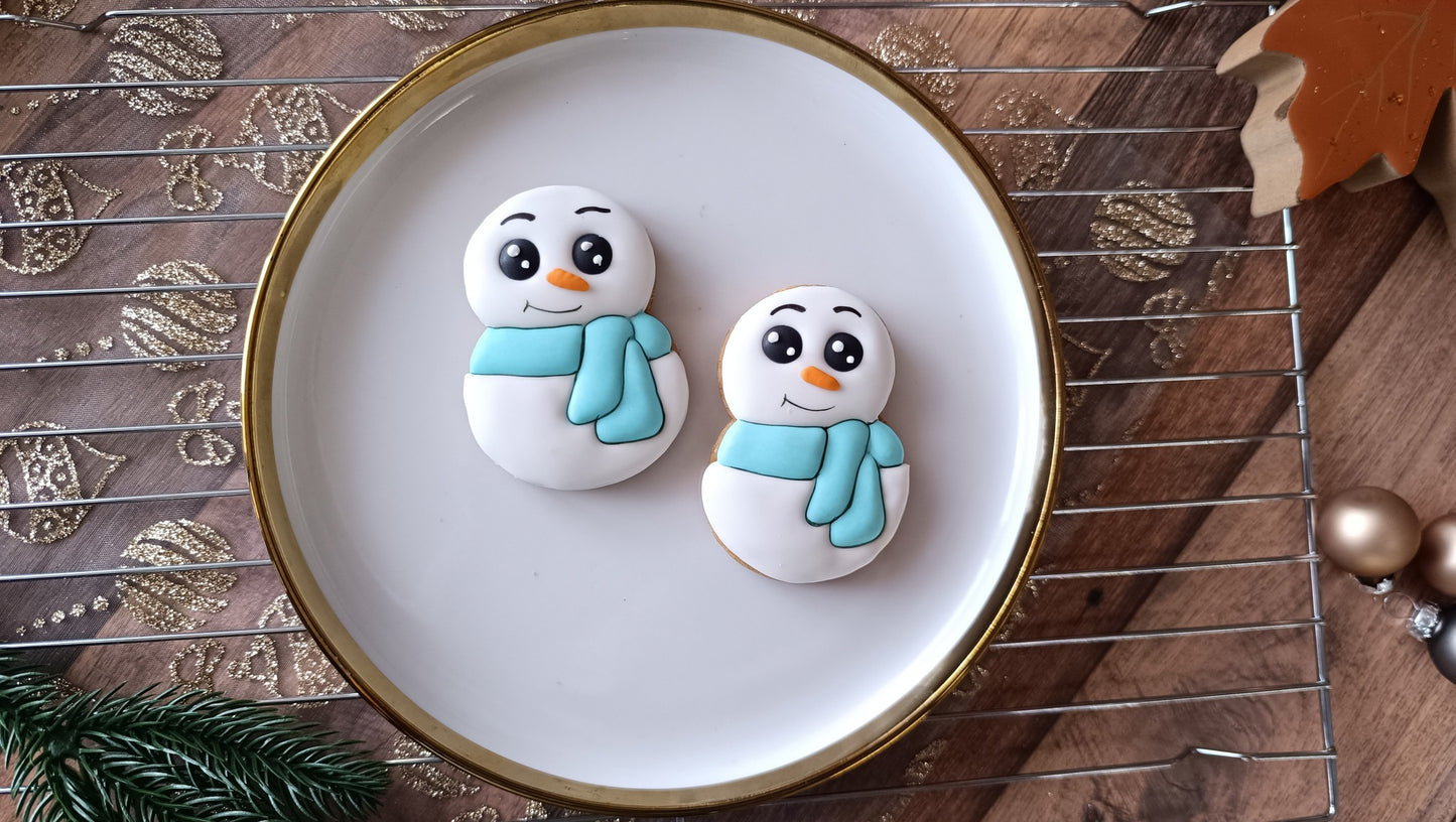 Snowman cookie cutter 1
