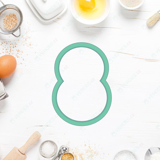 Vykrajovátko Sněhulák 5 - obrys