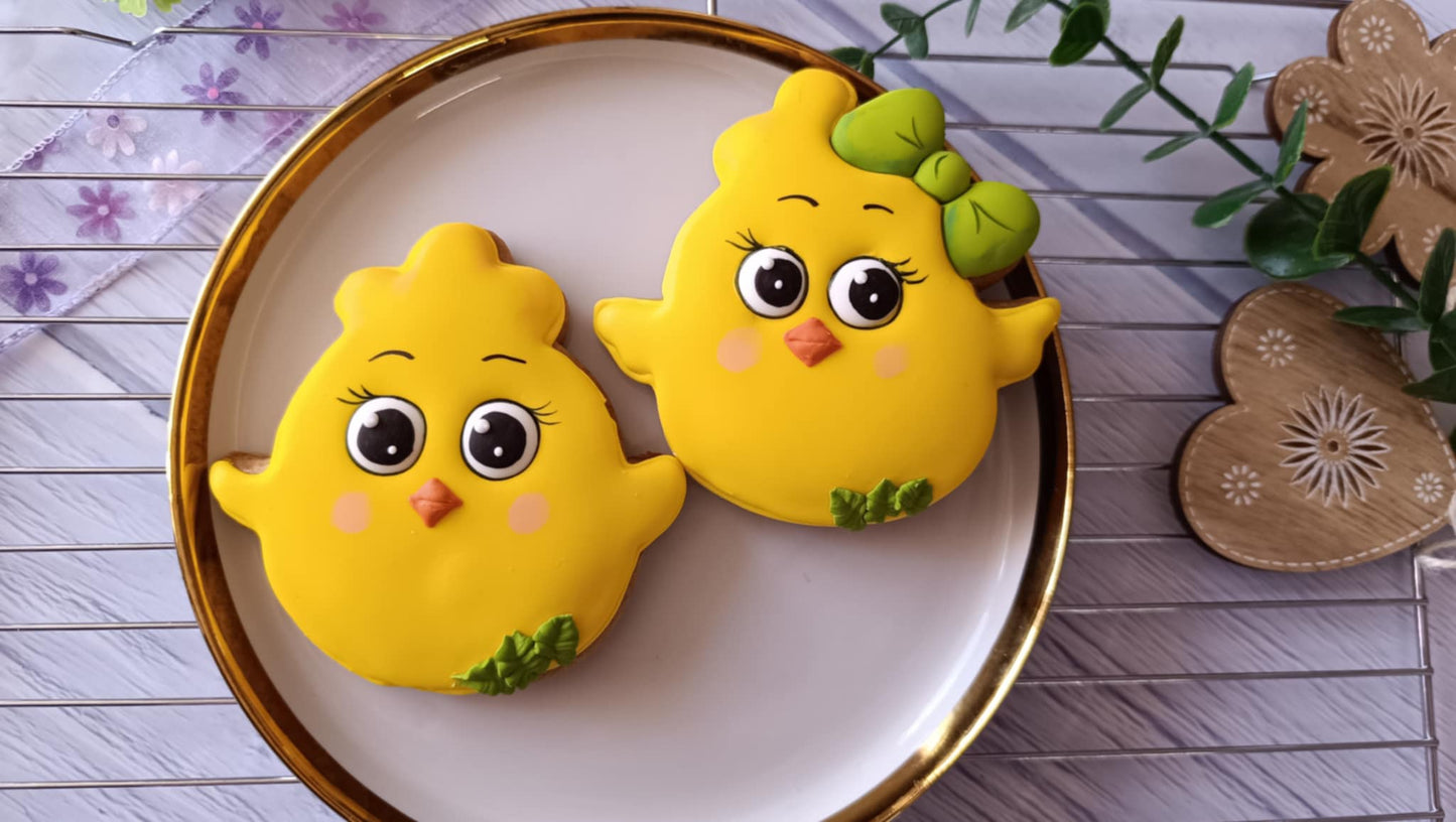 Cookie cutter Chick - a little girl in a shell