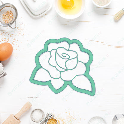 Rose 1 cookie cutter