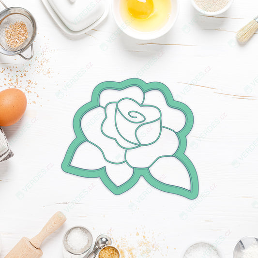 Rose 1 cookie cutter