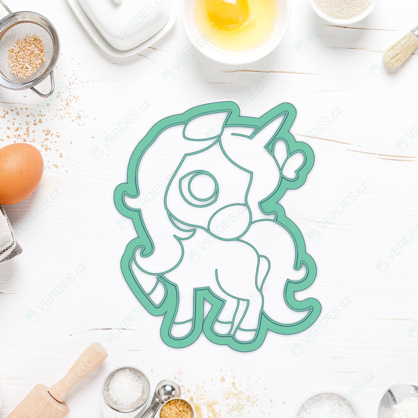 Unicorn cookie cutter