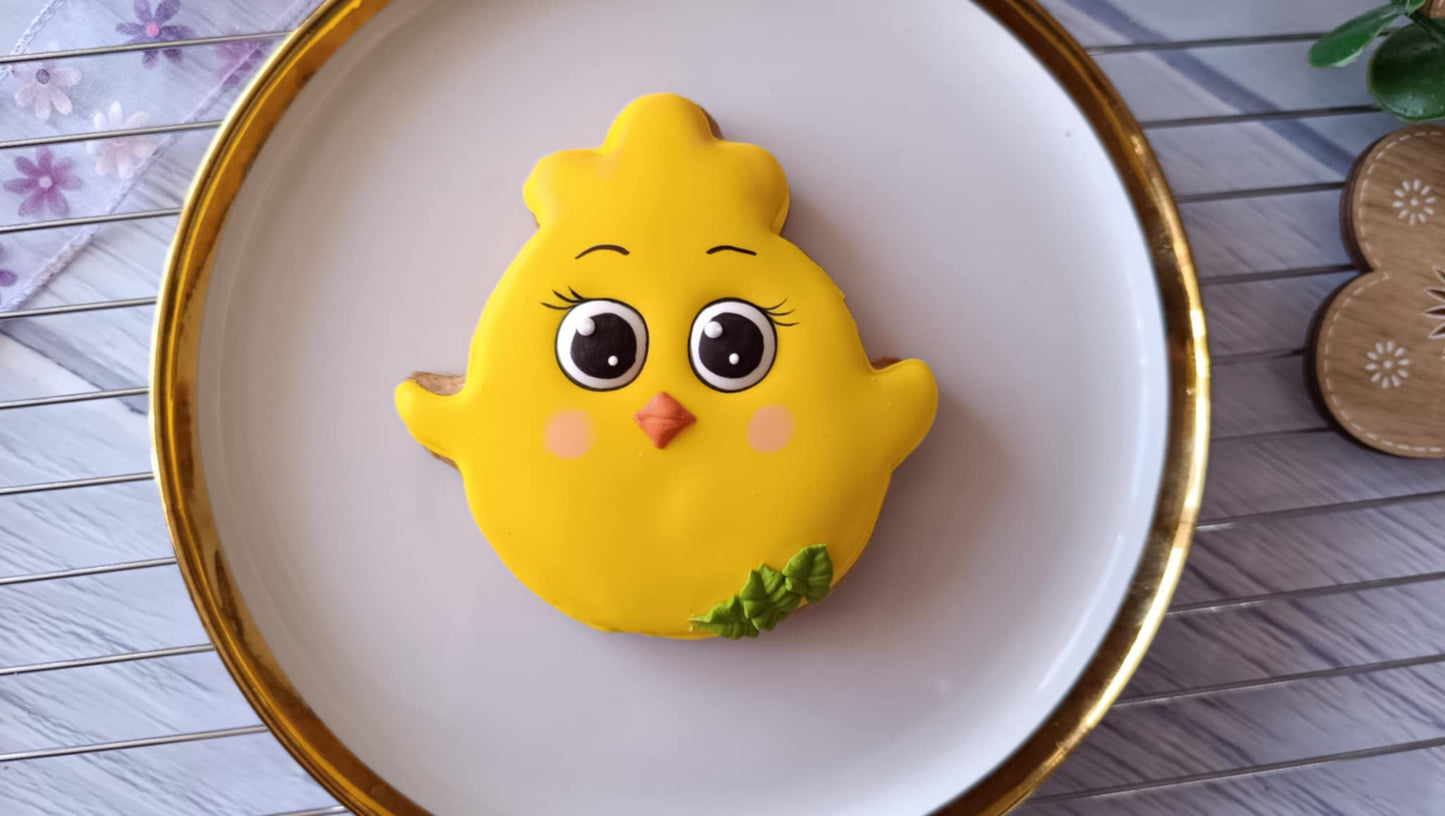 Cookie cutter Chick - a little girl in a shell
