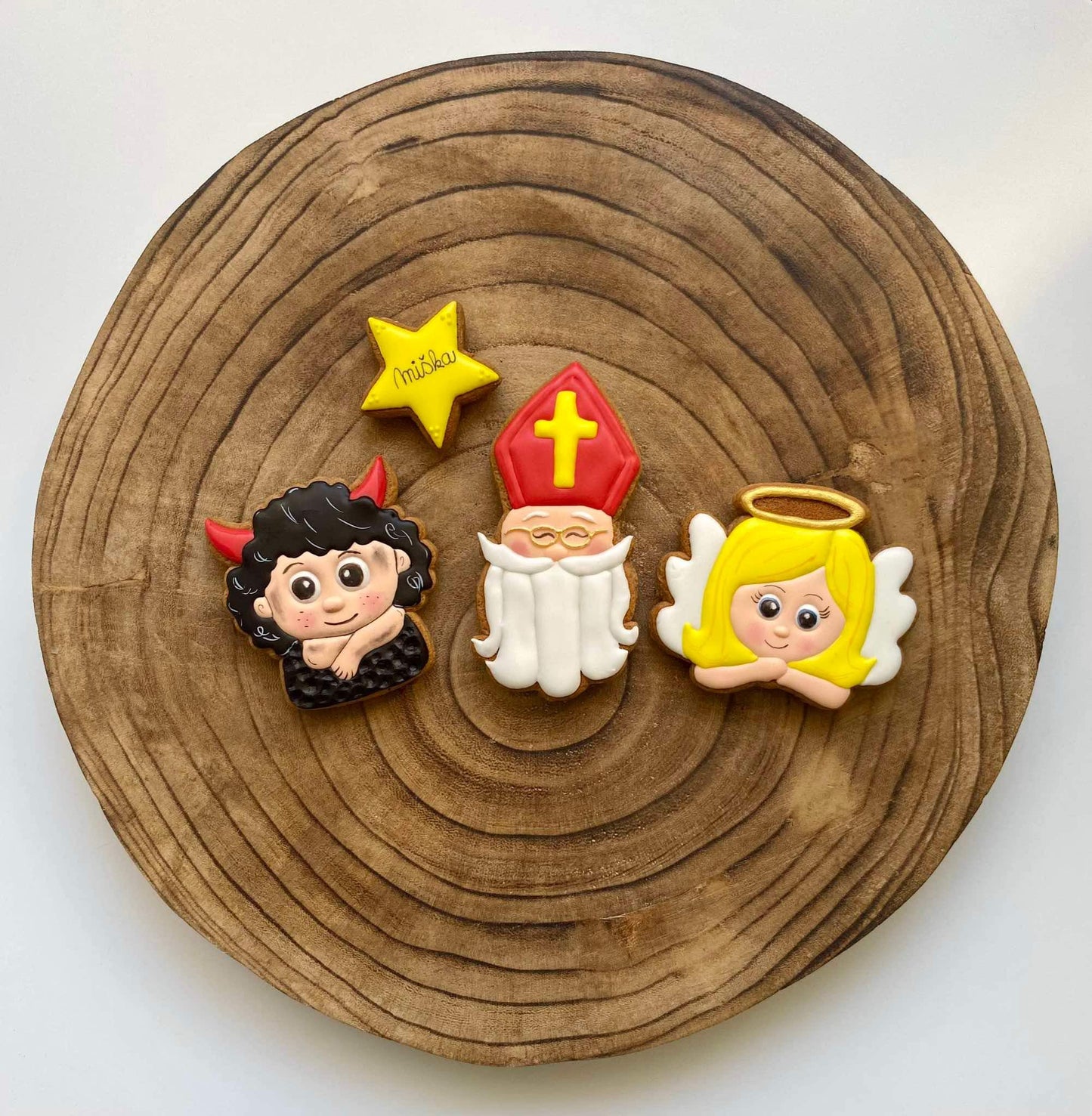 Set of cookie cutters - Angel, Devil and Santa Claus