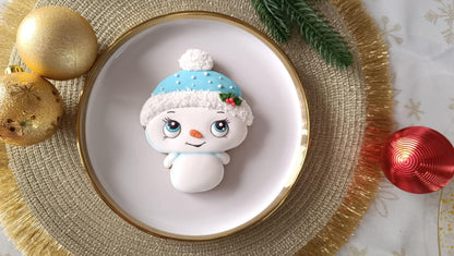 Snowman cookie cutter 1