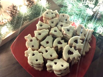 Vykrajovátko na linecké cukroví - Rybička se srdíčkem