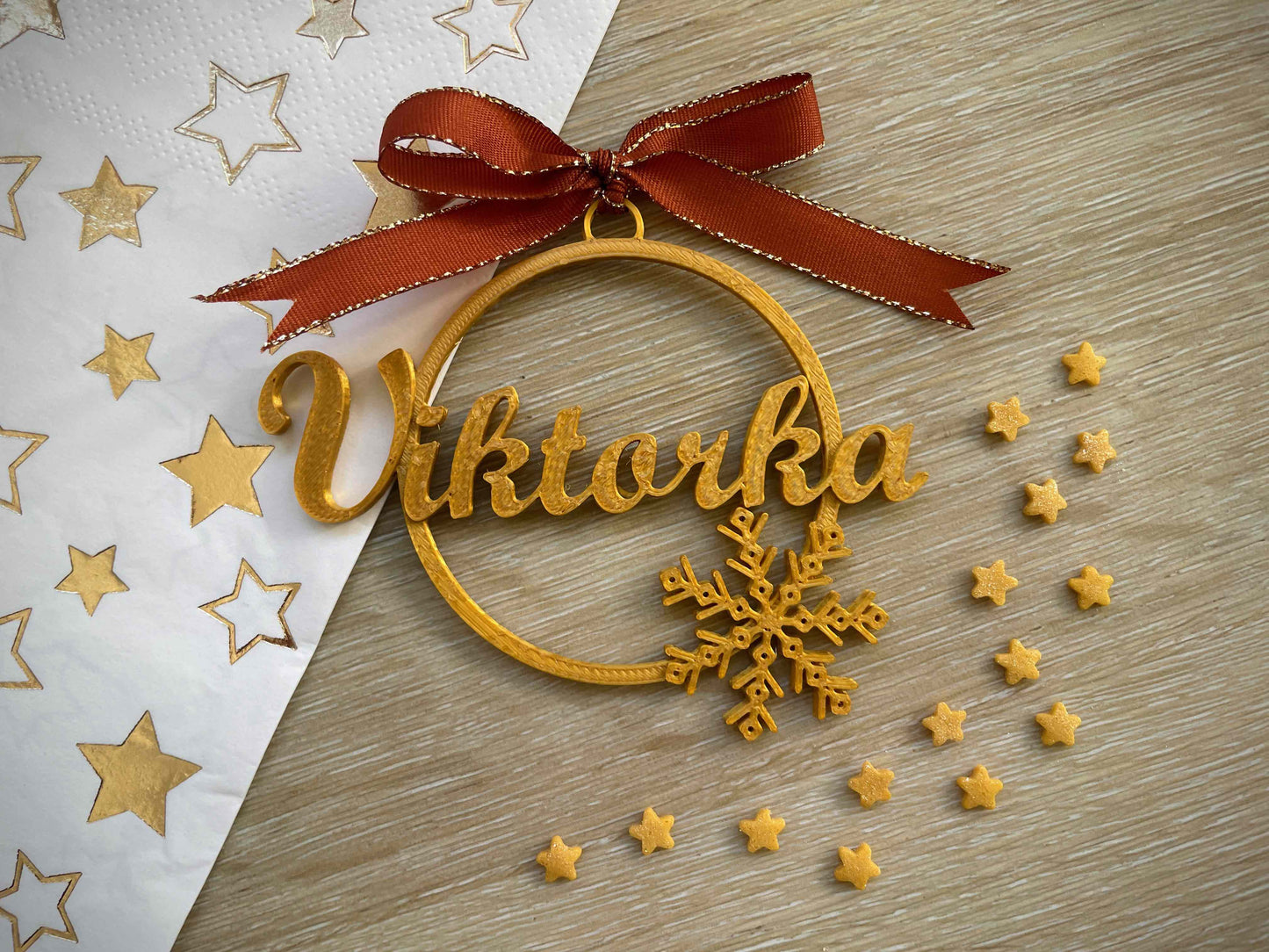 Vánoční ozdoba - Jméno na přání