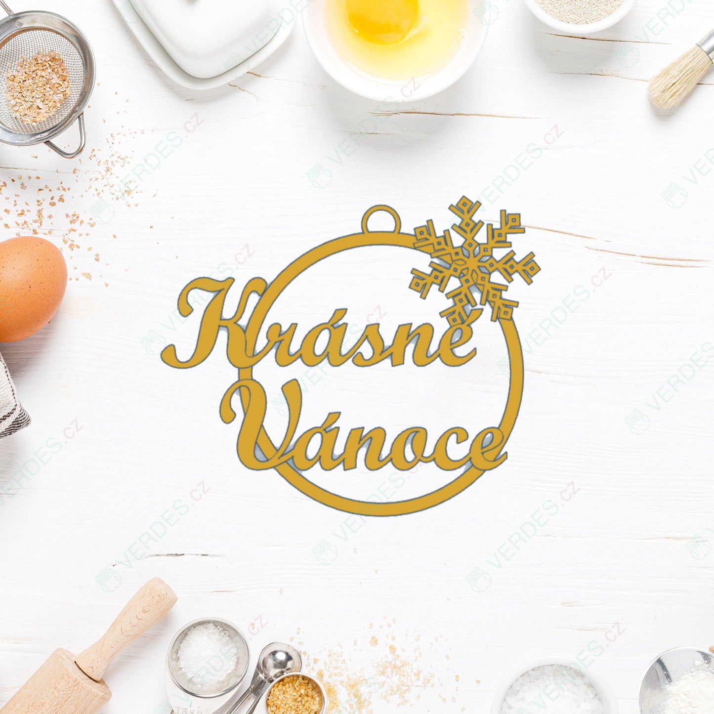 Weihnachtsdekoration - Frohe Weihnachten