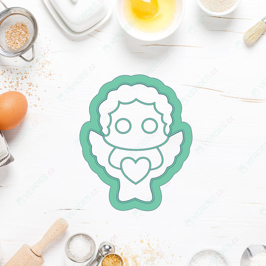 Vykrajovátko Amor - anděl se srdíčkem