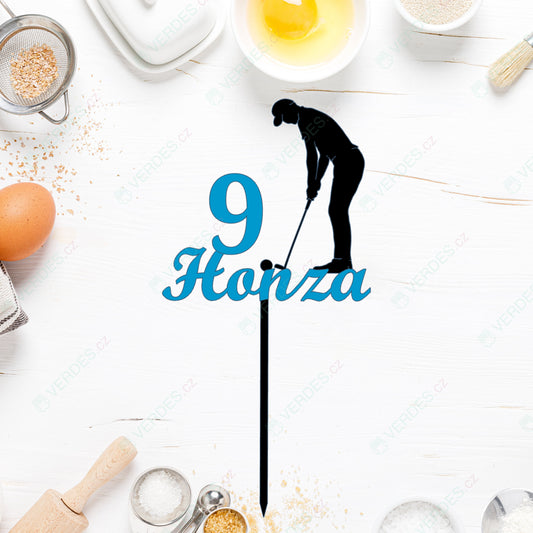 Надпис за торта - играч на пода с име