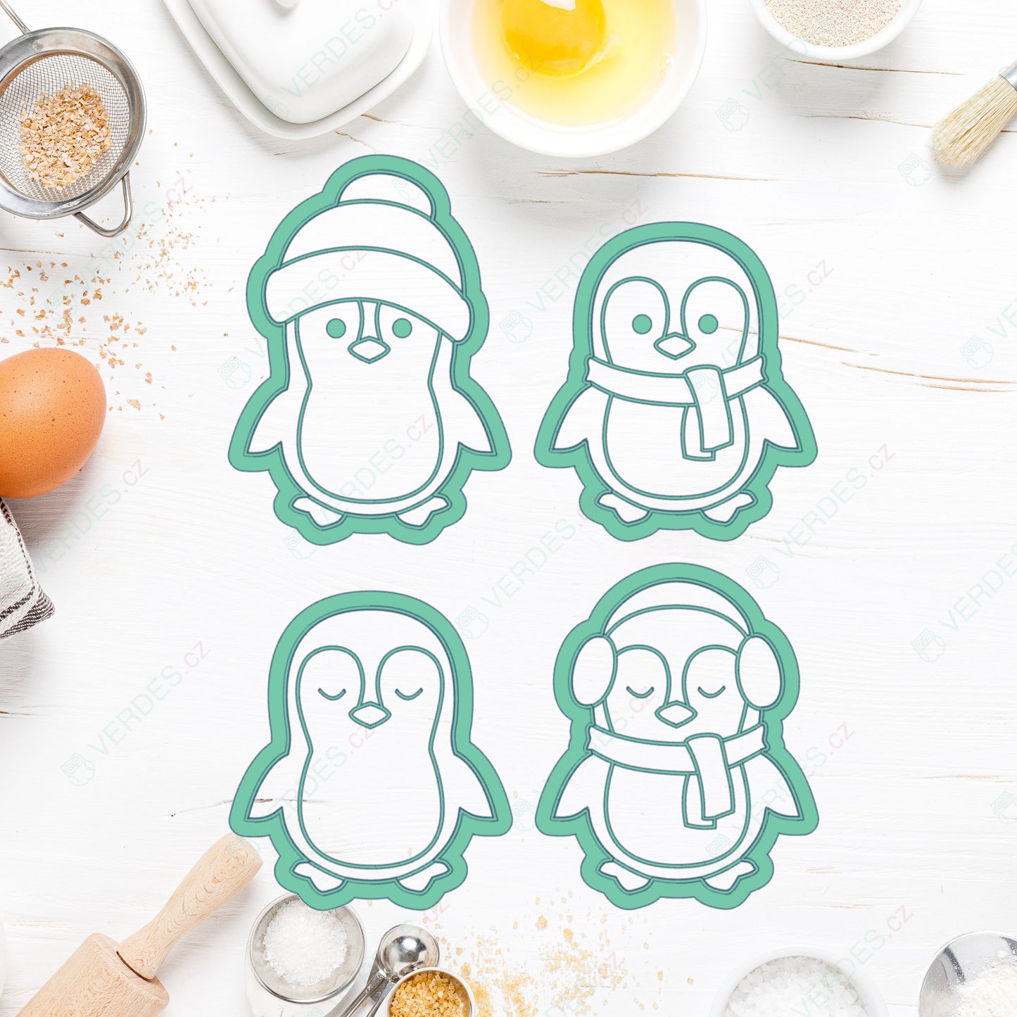 Vykrajovátko Tučňáci sada